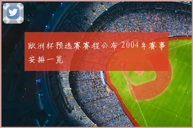 欧洲杯预选赛赛程公布 2004年赛事安排一览